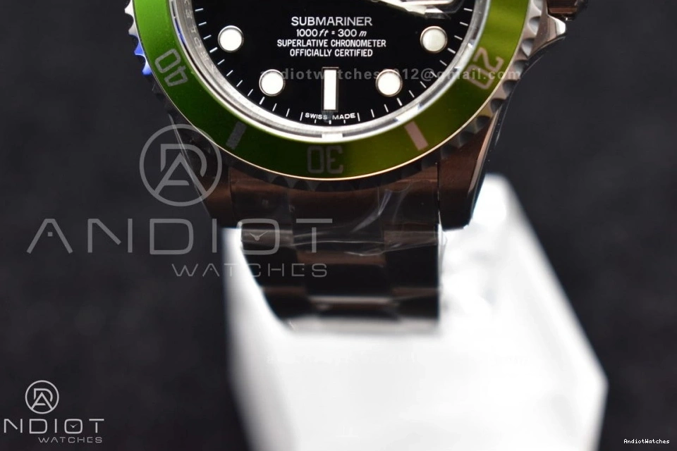 Kermit BPF 469 SS Edition Best Submariner16610LV Bracelet Snug On 0130